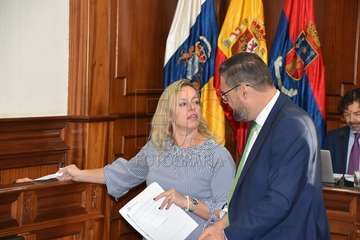 Imágenes del Pleno ordinario de diciembre del Ayuntamiento de Telde (Foto Francisco Javier Santana)